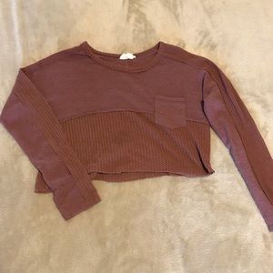 Waffle Long sleeved layering top